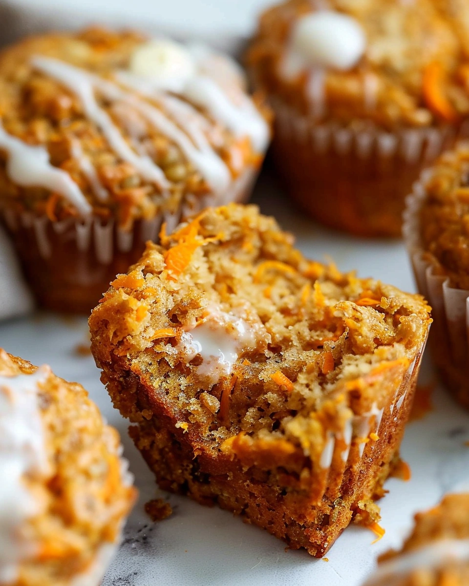 Carrot Lentil Protein Muffins