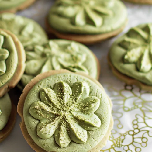 Healthy Matcha Green Tea Sugar Cookies