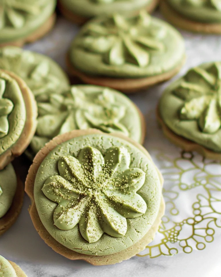 Healthy Matcha Green Tea Sugar Cookies
