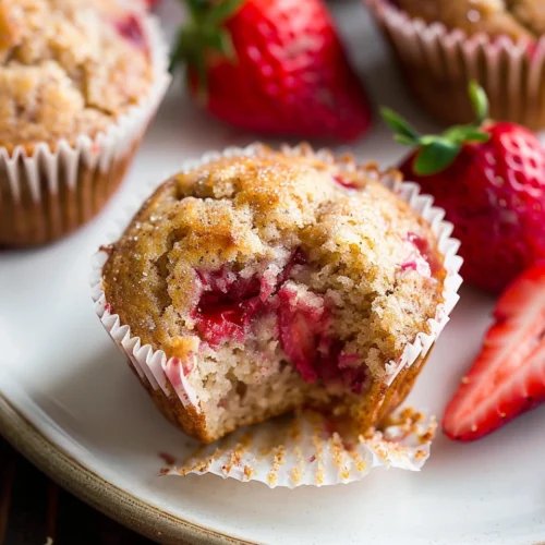 Vegan Strawberry Muffins