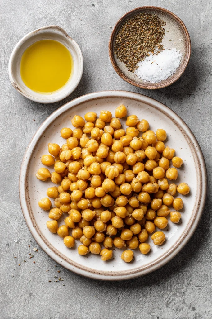Crispy Air Fryer Chickpeas Ingredients