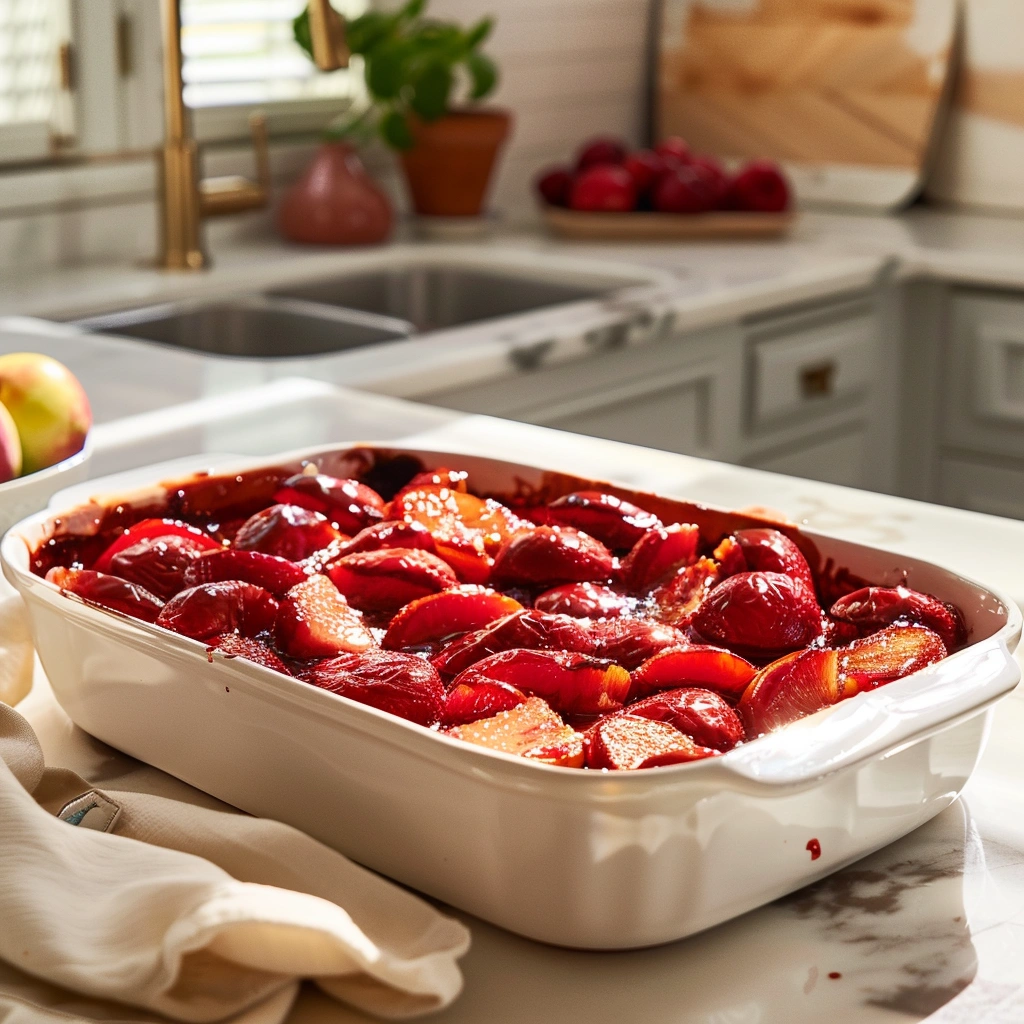 Healthy Strawberry Rhubarb Crisp