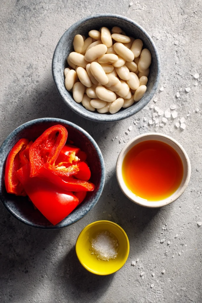 Roasted Red Pepper Dip Ingredients