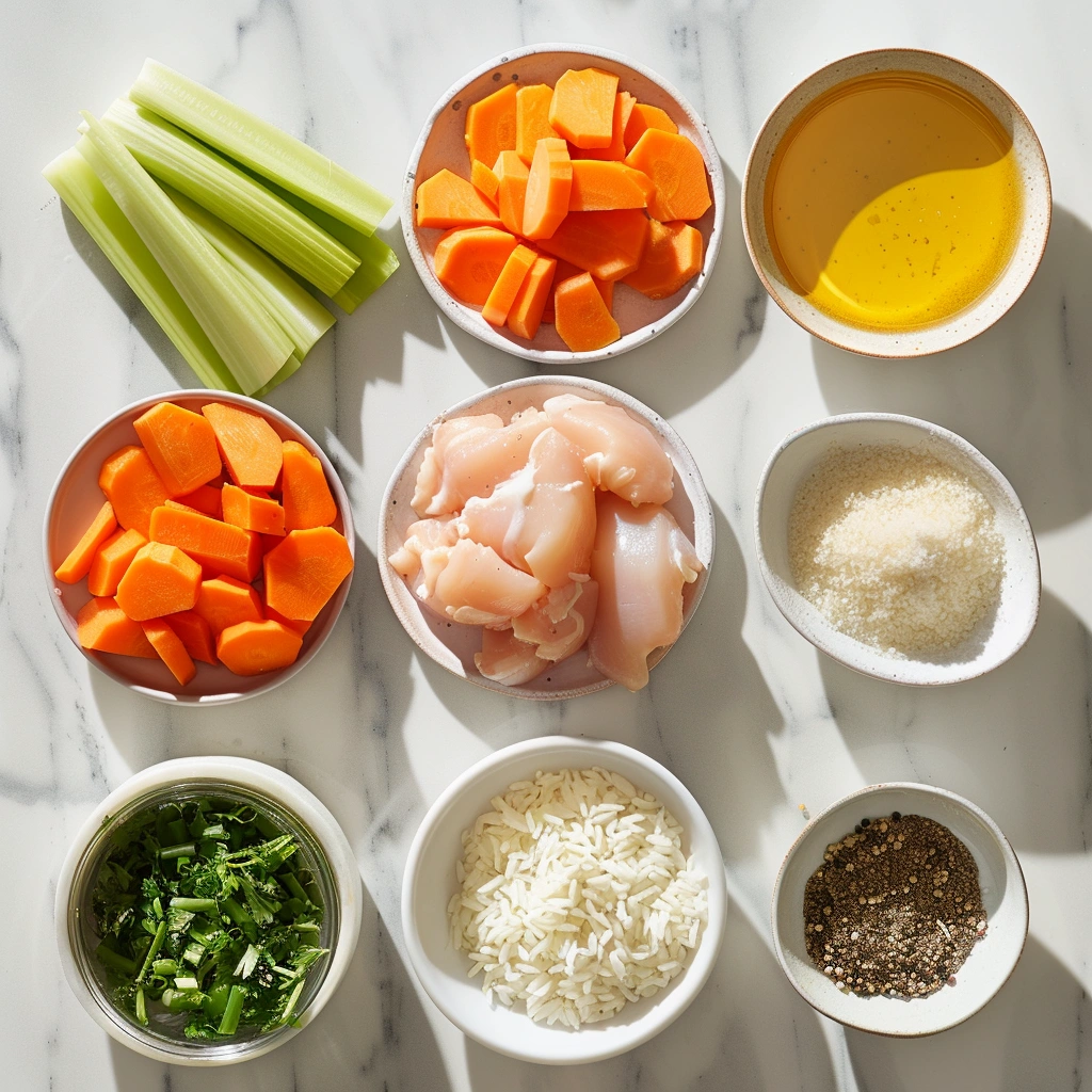 Lemon Chicken Rice Soup