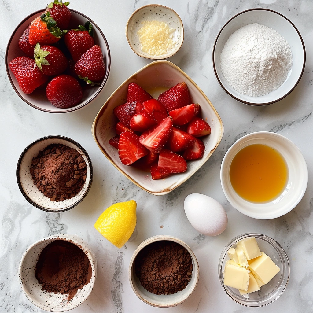 Gluten-Free Chocolate Strawberry Galette