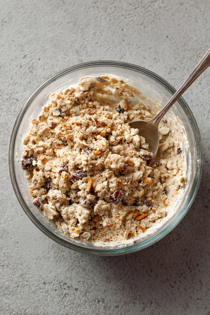 Healthy Apple Almond Butter Snack Cookies Process