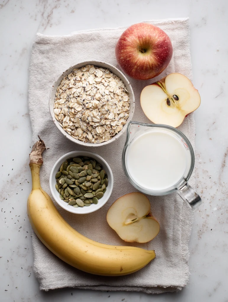 Pumpkin Spice Oatmeal Ingredients