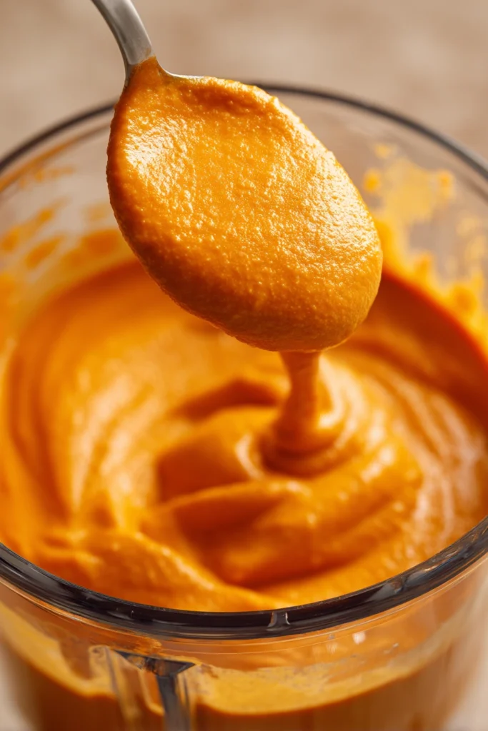 Roasted Red Pepper Dip Process