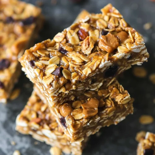 Chewy Peanut Butter Granola Bars