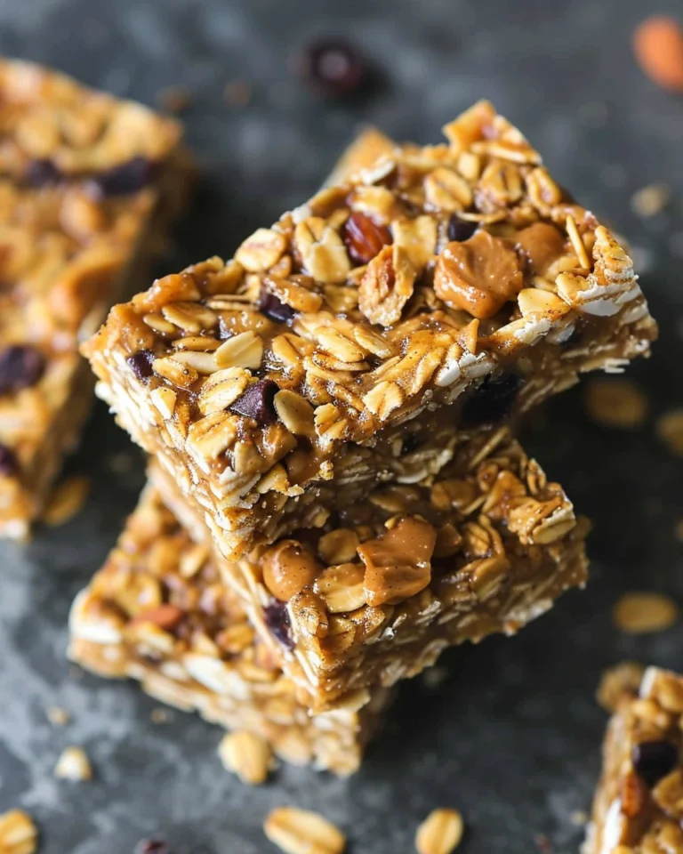 Chewy Peanut Butter Granola Bars