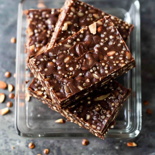 Chocolate Almond Quinoa Snack Bars