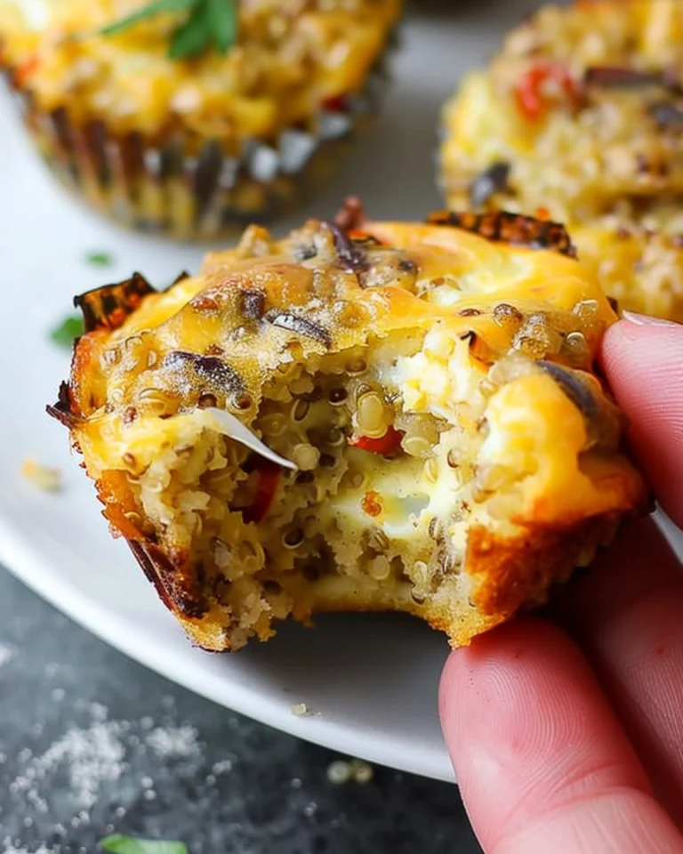 High Protein Quinoa Egg Muffins
