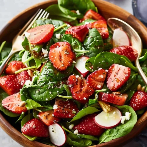 Strawberry Spinach Salad