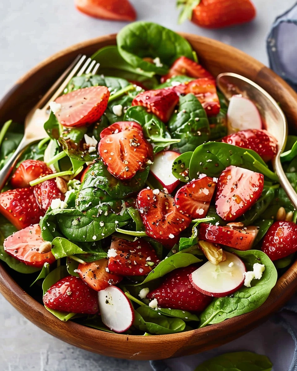 Strawberry Spinach Salad