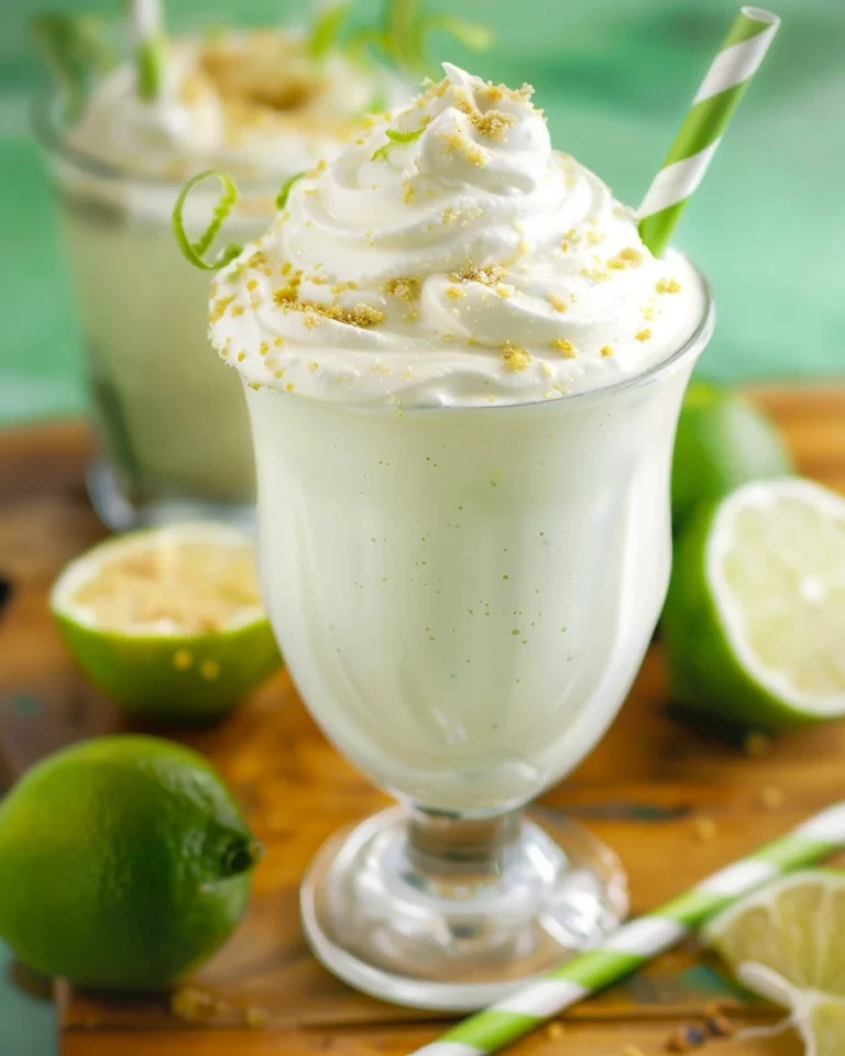 Healthy Key Lime Pie Milkshake
