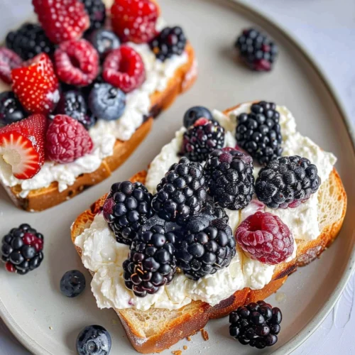 Ricotta Toast with Berries
