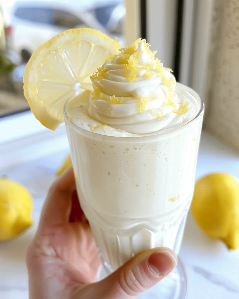 Keto Lemon Cheesecake Smoothie