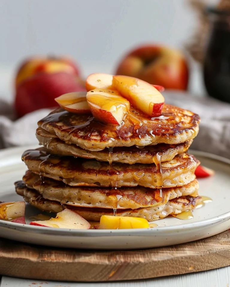 Healthy Apple Pancakes
