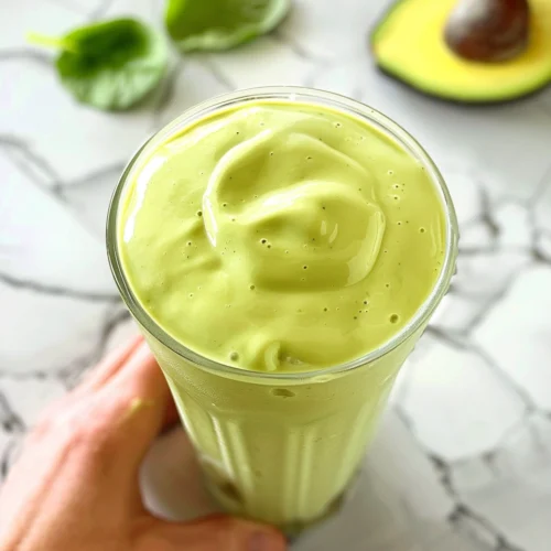 Avocado Smoothie With Coconut Milk