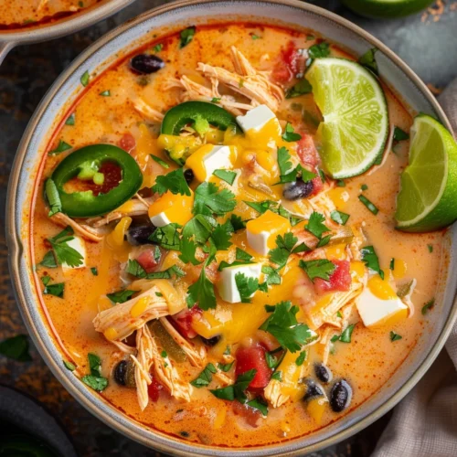 Creamy Chicken Enchilada Soup