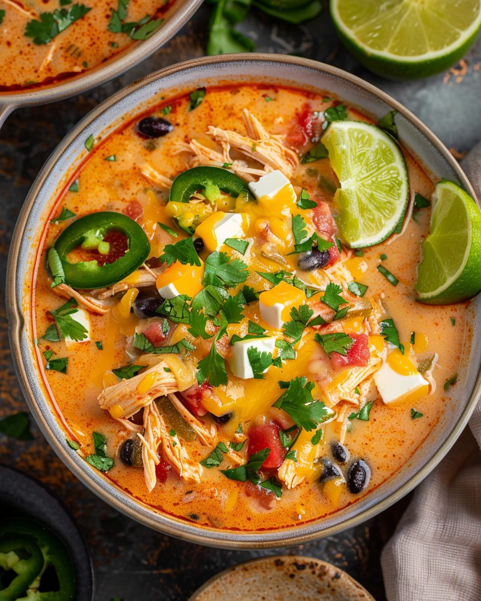 Creamy Chicken Enchilada Soup