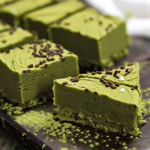 Healthy Matcha Green Tea Fudge DIY Protein Bars
