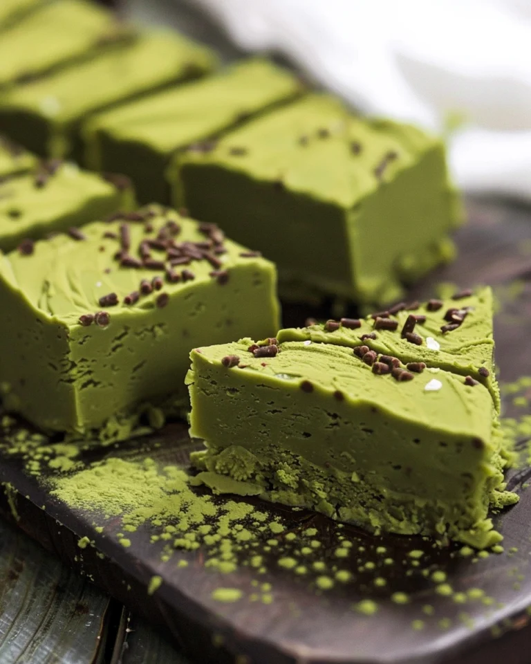 Healthy Matcha Green Tea Fudge DIY Protein Bars