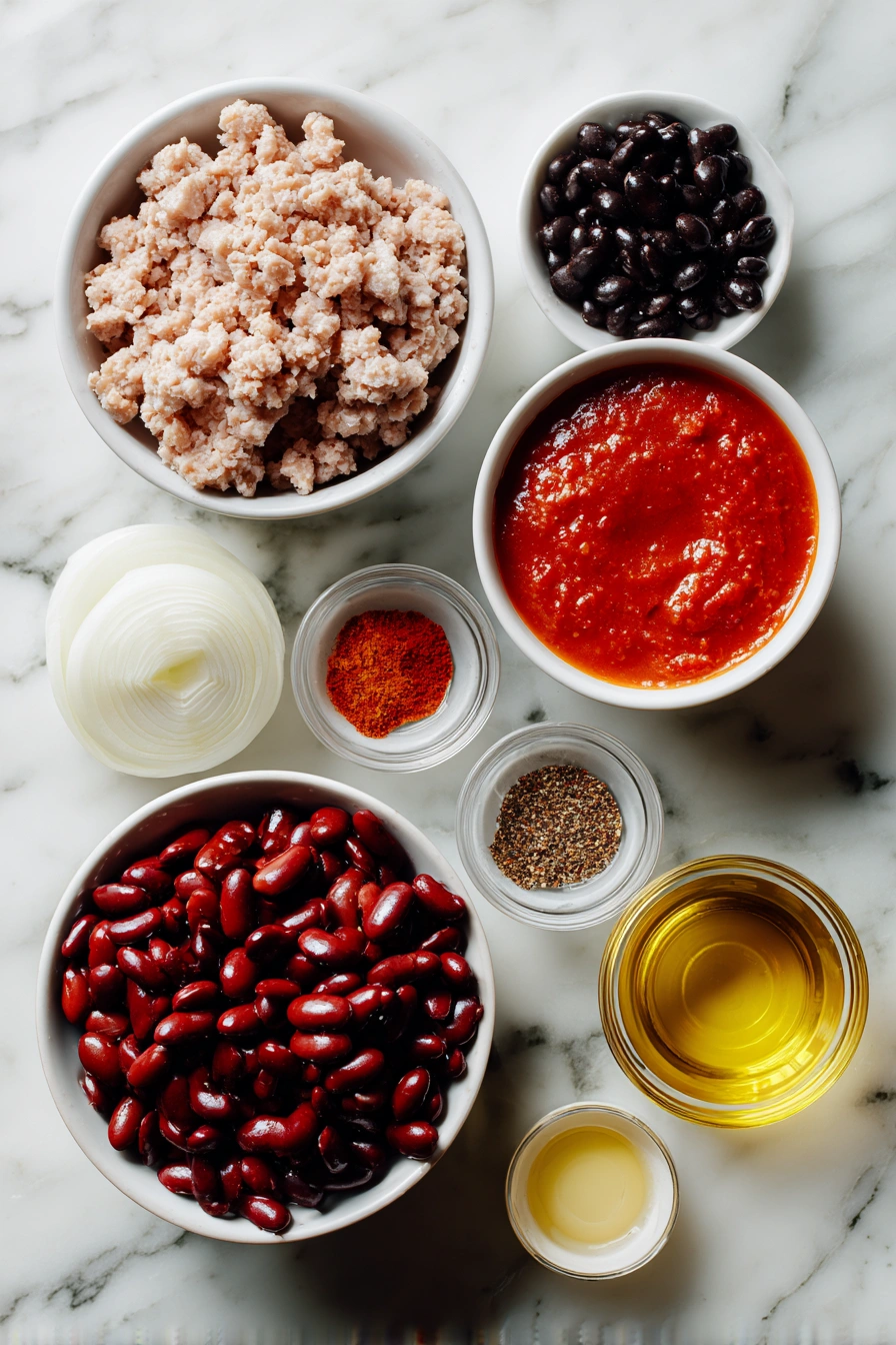 Ground Chicken Chili Ingredients
