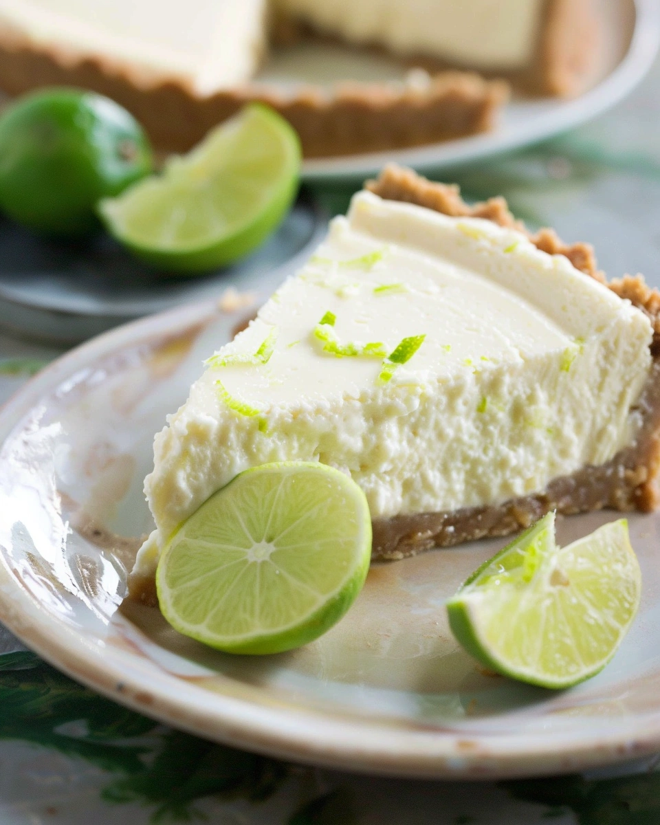 Healthy Key Lime Cheesecake
