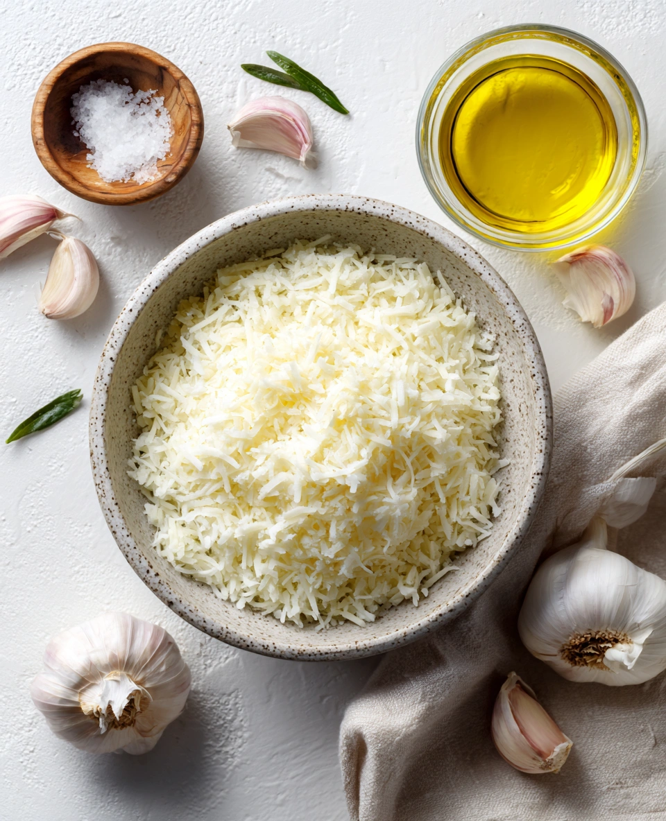 Garlic Olive Oil Dip Ingredients