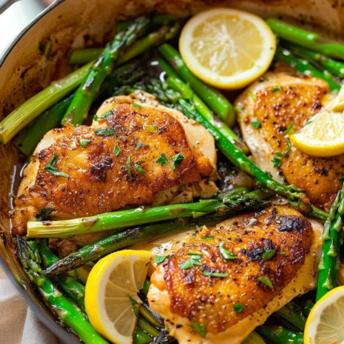 Chicken and Asparagus Skillet Dinner