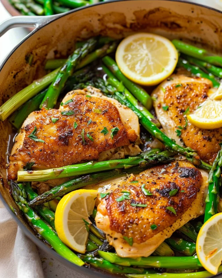 Chicken and Asparagus Skillet Dinner