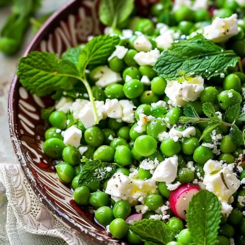 Pea Salad with Feta and Mint