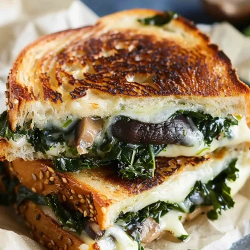 Collards & Portobello Grilled Cheese