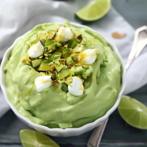Creamy Avocado Lime Pudding
