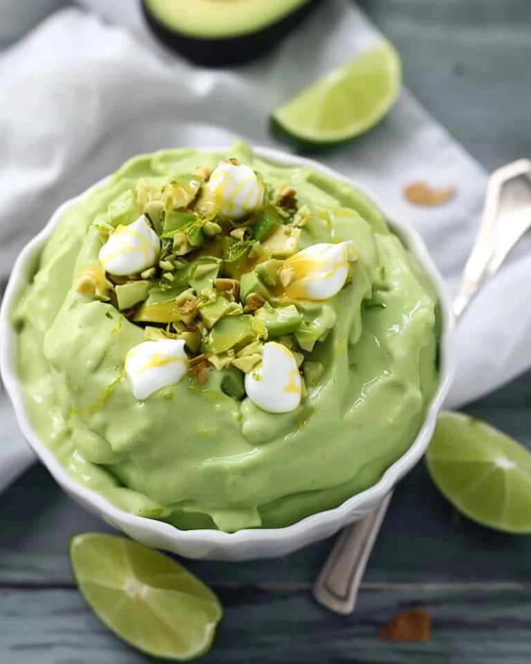 Creamy Avocado Lime Pudding