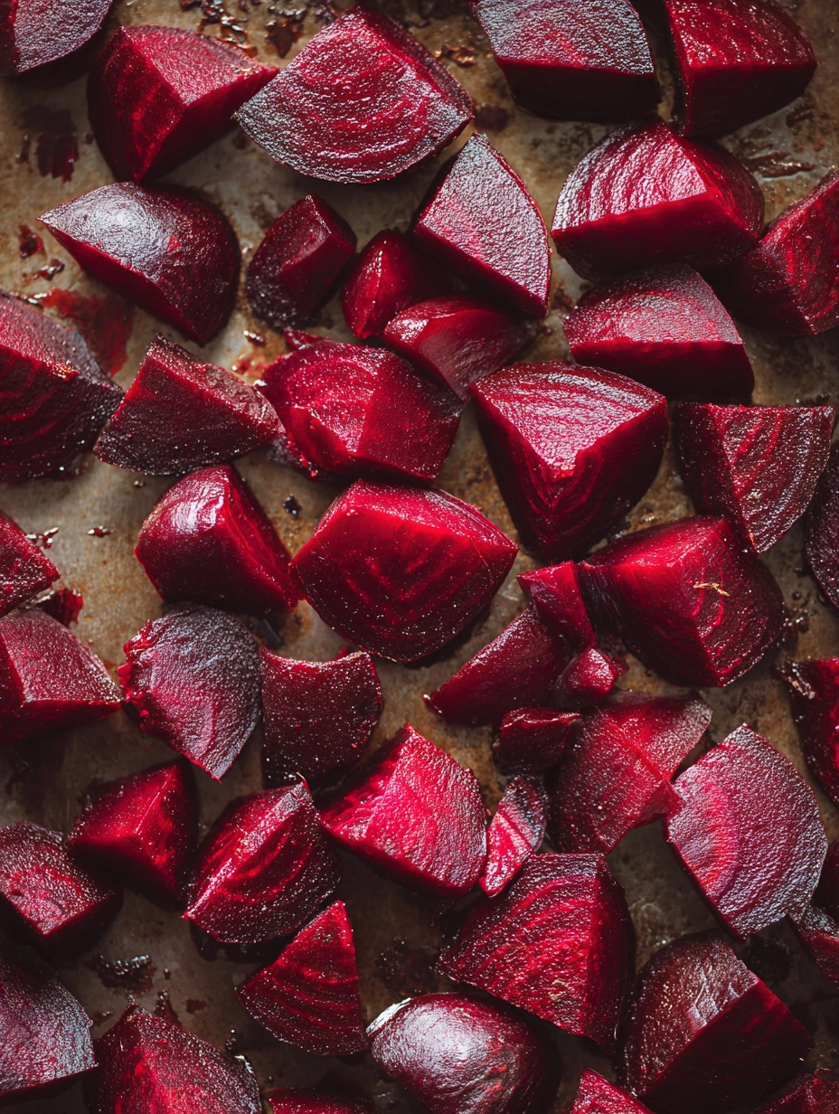 Skordalia with roasted beetroots
