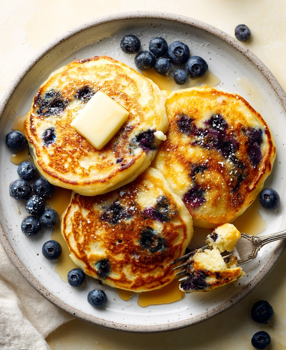 Buttermilk Blueberry Pancakes
