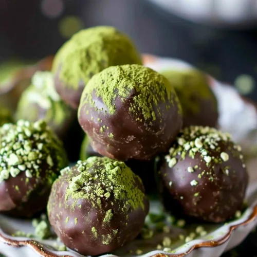 Healthy Matcha Truffles