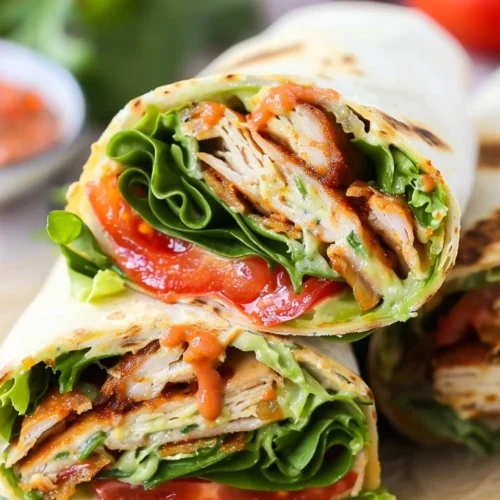Healthy Chicken Turkey Wraps
