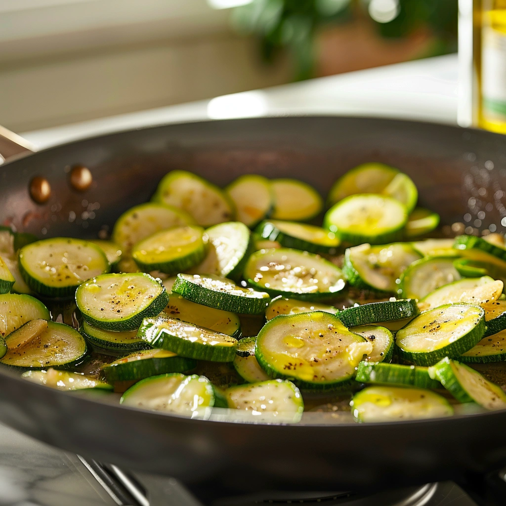 Lemon Basil Zucchini Pasta Alfredo