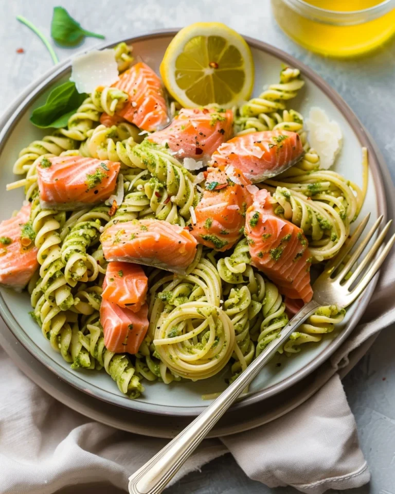 Salmon Pesto Pasta