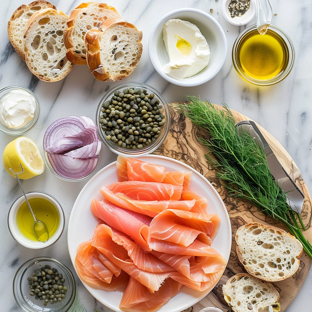 Smoked Salmon Crostini