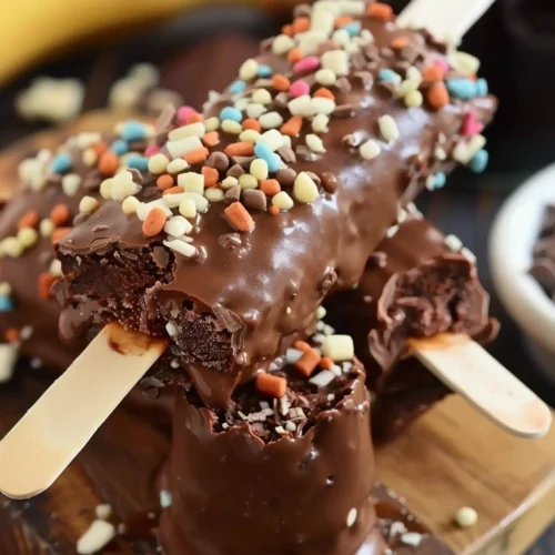 Frozen Chocolate Covered Banana Treats