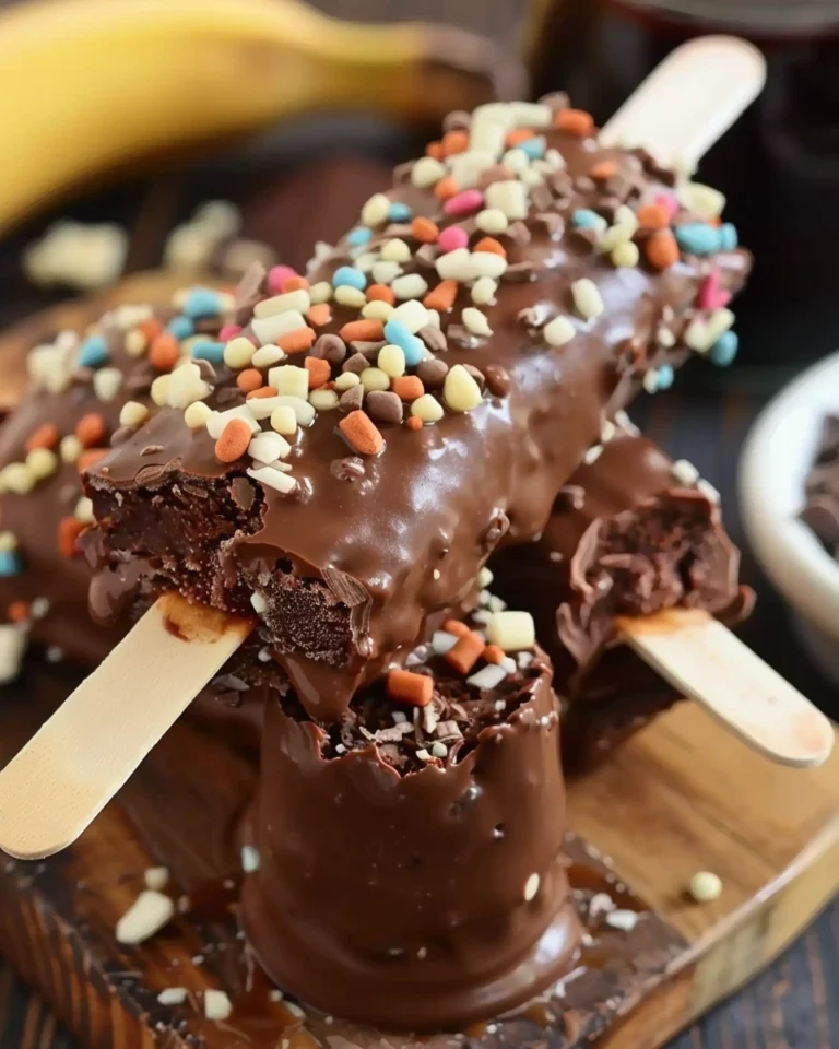 Frozen Chocolate Covered Banana Treats
