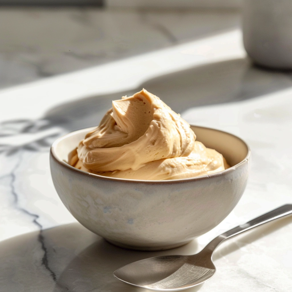 Healthy Cottage Cheese Peanut Butter Mousse