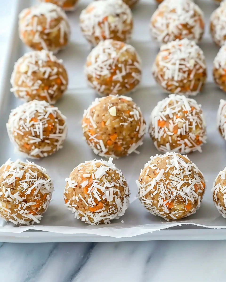 No-Bake Spring Carrot Cake Energy Balls