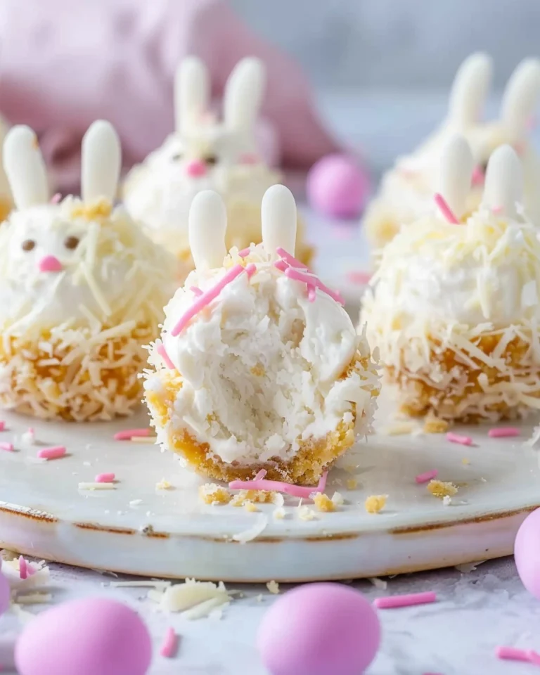 Keto Spring Bunny Cheesecake Bites