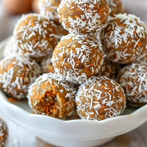 No-Bake Spring Carrot Cake Energy Balls