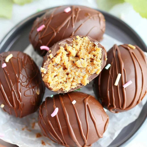 Easy 3 Ingredient PB Fit Peanut Butter Spring Eggs Recipe